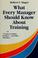 Cover of: What every manager should know about training, or, "I've got a training problem"-- and other odd ideas