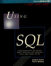 Cover of: Using SQL