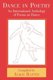 Cover of: Dance in Poetry: An International Anthology of Poems on Dance