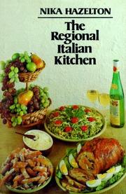 Cover of: The Regional Italian kitchen