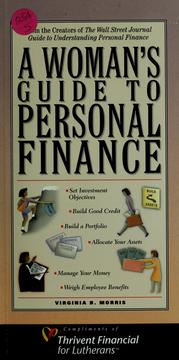 Cover of: A woman's guide to personal finance by Virginia B. Morris