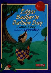 Cover of: Edgar Badger's balloon day