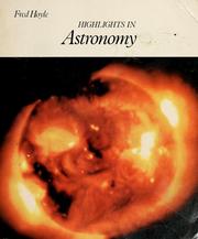Cover of: Highlights in astronomy by Fred Hoyle