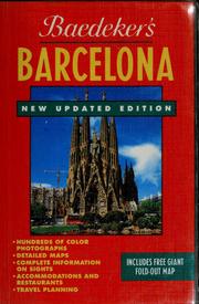 Cover of: Baedeker's Barcelona by (text by Peter M. Nahm) ; (editedby Alec Court) ; (English translation: David Cocking, Crispin Warren, Julie Waller).