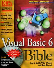 Cover of: Visual Basic 6 bible by Smith, Eric A