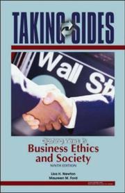 Cover of: Taking Sides: Clashing Views in Business Ethics and Society (Taking Sides: Clashing Views on Controversial Issues in Business Ethics and Society) by Lisa H. Newton, Maureen M Ford