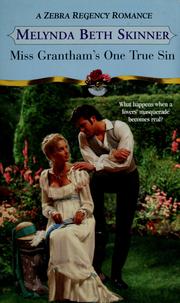 Cover of: Miss Grantham's one true sin