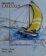 Cover of: Prelude to calculus