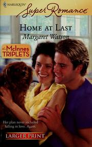 Cover of: Home at last by Margaret Watson