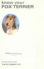 Cover of: Know your fox terrier