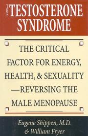 Cover of: The Testosterone Syndrome by 