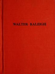 Cover of: Walter Raleigh. by Ronald Syme