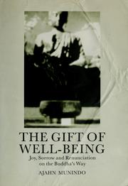 Cover of: The gift of well-being