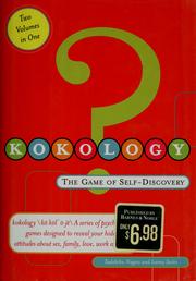 Cover of: Kokology by Tadahiko Nagao