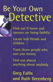 Cover of: Be your own detective