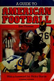 Cover of: A guide to American football