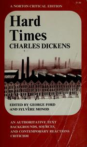 Cover of: Hard times by Charles Dickens