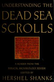 Cover of: Understanding the Dead Sea scrolls | 