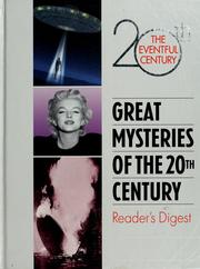 Cover of: Great Mysteries of the 20th Century