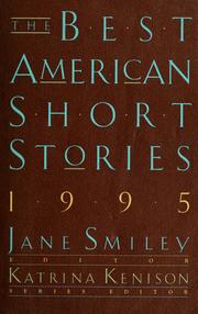 Cover of: The Best American Short Stories 1995 (Best American Short Stories) by 