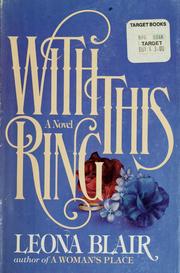 Cover of: With this ring