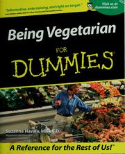Cover of: Being vegetarian for dummies