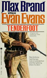 Cover of: Tenderfoot by Frederick Faust