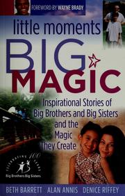 Cover of: Little Moments Big Magic: Inspirational Stories Of Big Brothers And Big Sisters And The Magic They Create