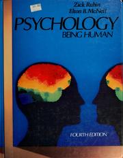Cover of: Psychology by Zick Rubin