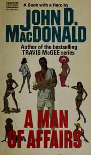 Cover of: A man of affairs by John D. MacDonald