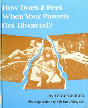 Cover of: How does it feel when your parents get divorced?