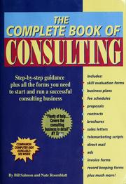 Cover of: The complete book of consulting by Bill Salmon