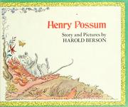 Cover of: Henry possum.