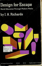 Cover of: Design for escape by I. A. Richards
