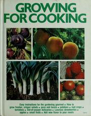 Cover of: Growing for cooking