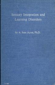 Cover of: Sensory integration and learning disorders by A. Jean Ayres