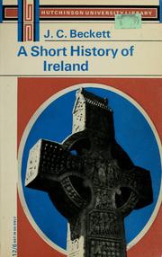 Cover of: A short history of Ireland