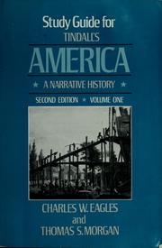 Cover of: Tindall's America by Thomas S. Morgan