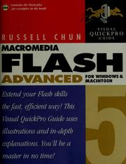 Cover of: Flash 5 advanced for Windows and Macintosh by Russell Chun
