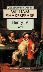 Cover of: Henry IV, Part 1 by William Shakespeare