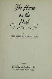 Cover of: The house on the park