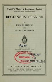 Cover of: Beginners' Spanish