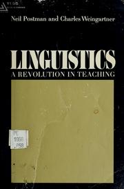 Cover of: Linguistics: a revolution in teaching