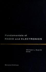 Cover of: Fundamentals of radio and electronics. by W. L. Everitt