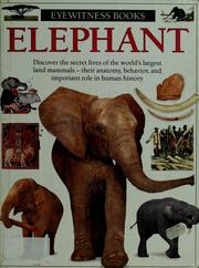 Cover of: Elephant by Ian Redmond