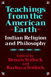 Cover of: Teachings from the American Earth by Dennis Tedlock
