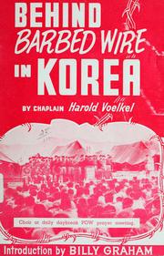 Cover of: Behind barbed wire in Korea