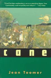 Cover of: Cane by Jean Toomer