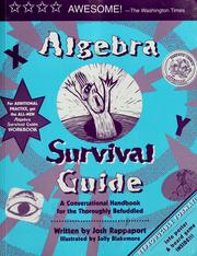 Cover of: Algebra survival guide by Josh Rappaport