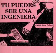 Cover of: Tu Puedes Ser Una Ingeniera | Judith L. Cohen
